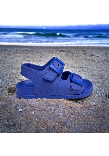 Vicco Buny Phlon Taban Cırtlı Çocuk Sandalet Sarı Sarı