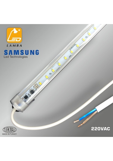 Lambaled Mutfak Tezgahı Led Aydınlatma Günışığı - 200cm Şeffaf