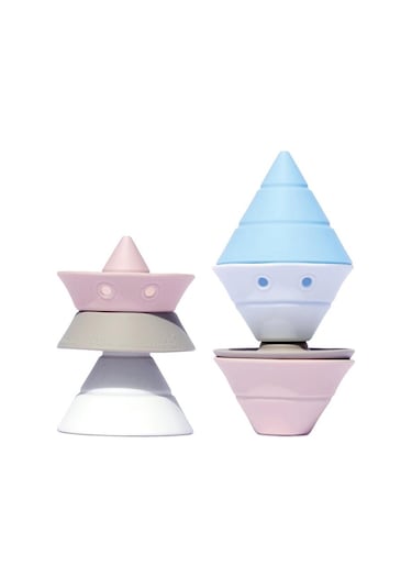 Moluk Hix - Pastel White, Baby Pink, Beige, Ice Blue