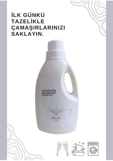 Biopak Gül Ve Vanilya Parfümlü Çamaşır Deterjanı Ve Yumuşatıcı 100 ML