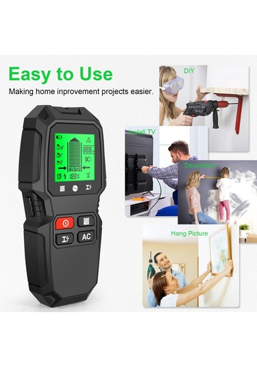 Conventions1 Duvar Tarayıcı 7'si 1 Arada Lcd Elektronik Dedektör