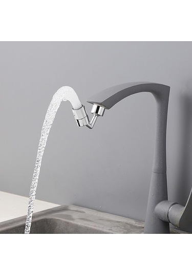 360 Dönen Musluk Genişletici Havalandırıcı, Sıçramasına Gümüş