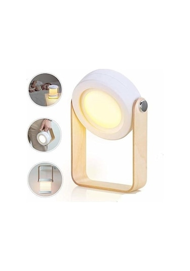 Katlanabilir Dokunmatik Kısalabilir USB Şarj Edilebilir LED Gece Lambası