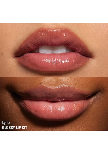 Kylie Glossy Lip Kit Dudak Kalemi Ve Parlatıcı Set Kylie 808 Kylie