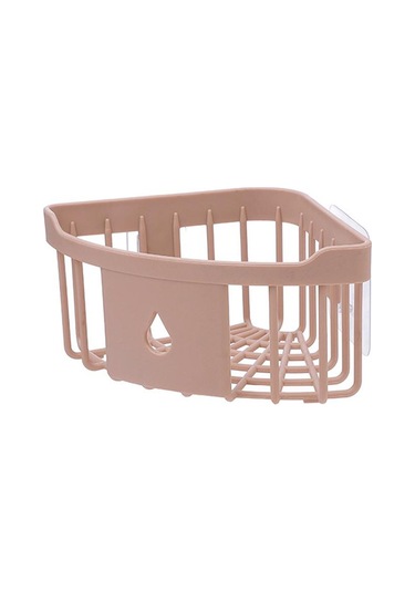 Duvar Asılı Üçgen Köşe Depolama Raf Sepeti Mutfak Banyo Organizatör Yeşil