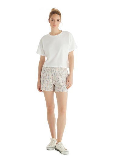 Blackspade Kadın Şort 60556 - Desenli Desenli