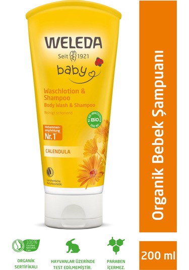 Weleda Calendula Organik Saç Ve Vücut Şampuanı 200 ML