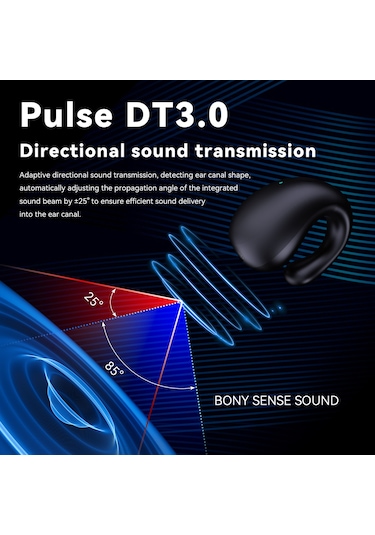 Qingmipy Siyah-kırmızı Q92 Bluetooth 5.3 Kulaklık - 5 Saat Müzik Süresi, 10m Menzil, 13mm Hoparlör