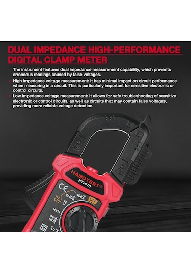 Habotest Ht207b 4000 Sayım Dijital Pens Metre Multimetre