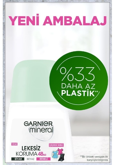 Garnier Mineral Lekesiz Koruma Roll-on Deodorant 3'lü Set pktgrlkszkrm3al2ode-7066