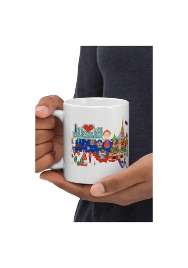 Rusya Kupa Bardak 2 Adet Seyahat Hatıra Russia Mug