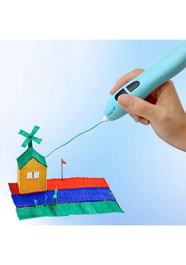 Techbloom Crh Dusuk Sicaklik 3d Yazici Kalemi Blue 12 Renk Pcl Filament Ve Sablon Rehberi Dahil