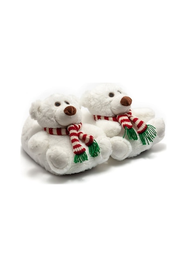 Twigy Kutup Kadın Hayvanlı Panduf Beyaz 36/41 AA0641 Beyaz