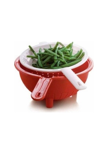 Tupparware Çift Süzgeç 2lt. Kırmızı