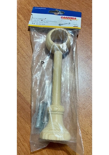 Rustik Taşıyıcı Ayak 28 Mm Doğal Çam Renk