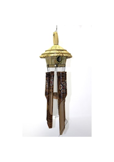 Hasır Kuş Yuvalı Bambu Çan 3dıarta-13