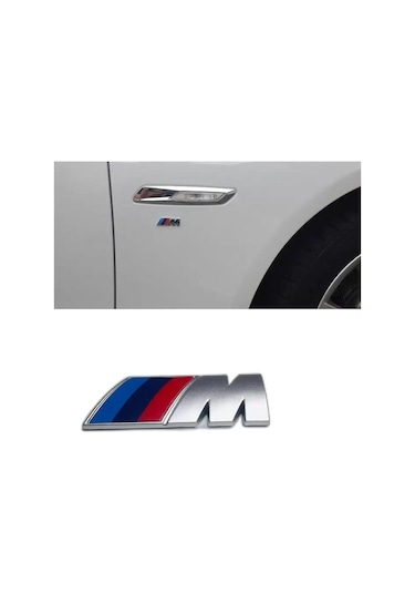 Bmw M Logo Amblem Yapıştırmalı Küçük 2 Adet