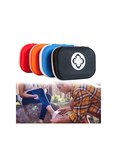 Sones 25'i 1 Arada Eva Taşınabilir Araba Ev Açık Hava Acil Durum Malzemeleri Kiti Hayatta Kalma Kurtarma Kutusu Kırmızı