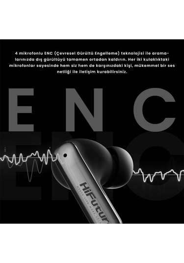 Hifuture Sonicair Bluetooth 5.4 Kulak İçi Kulaklık