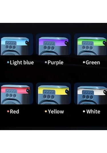 Xuweiwei 3 Hizli Tasinabilir Mini Masa Fanı Siyah Sessiz Usb Destekli Modern Tasarimli Ic Dis Mekan Kullanimi Ev Ofis Ve Seyahat