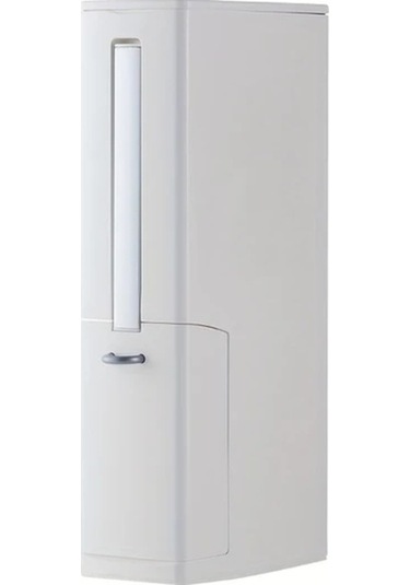 Fastbuy Çöpleri Temizle: Kapaklı Tuvalet Fırçası Çöp Kutusu, Beyaz, Yer Tasarrufu, Anti Sisleme, Pratik, Tuvalet İhtiyaçları Beyaz