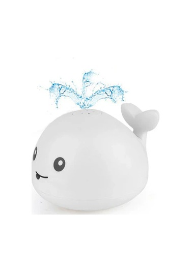 Geeroyoo Eğlenceli Bebek Banyo Oyuncağı: Led Işıklı Otomatik Su Püskürten Balina Şeklinde Diğer