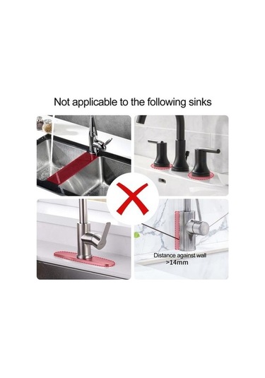 Novahub Gri Musluk Sıçrama Koruması: Katlanabilir, Dayanıklı, Sızdırmaz, Mutfak Lavabo Sünger Fırça Depolama Tepsisi Gri