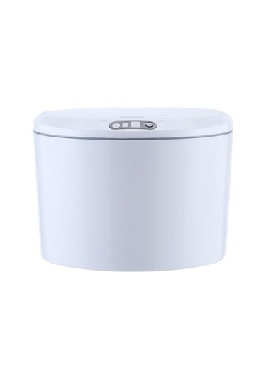 Rogfer Exped Akıllı Masaüstü Akıllı İndüksiyon Elektrikli Saklama Kutusu Araba Ofis Çöp Kutusu, Özellikler: 3l Usb Şarj Beyaz Diğer Diğer