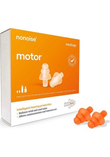 Nonoıse Moto Kulak Tıkacı Turuncu