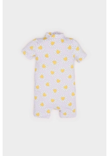 Defacto Kız Bebek Çiçek Desenli Mayo C0797a525smpr33