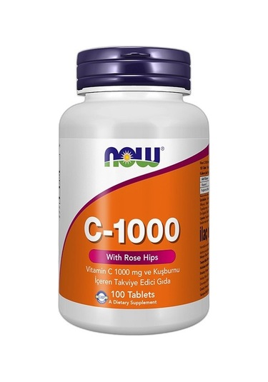 Now C-1000 With Rose Hips 100 Tablet
