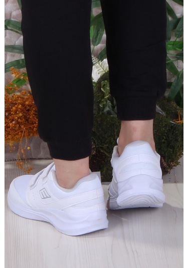 M.p Diana Rahat Hafif Cırtlı Kadın Sneaker Ayakkabı Beyaz