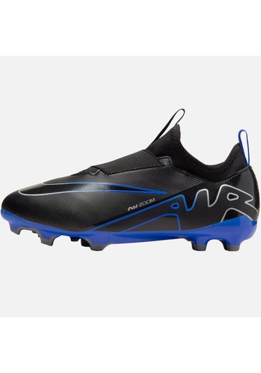 Nike Mercurial Air Zoom Vapor 15 Academy Fg/mg Çoraplı Çocuk Kramponu Siyah Siyah