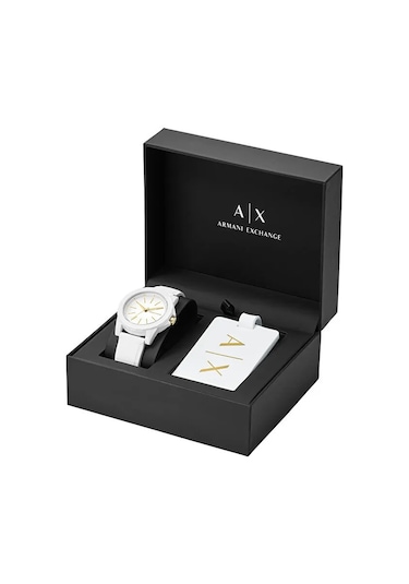 Armani Exchange Ax7126 Kadın Set Kol Saati Ve Valiz Etiketi