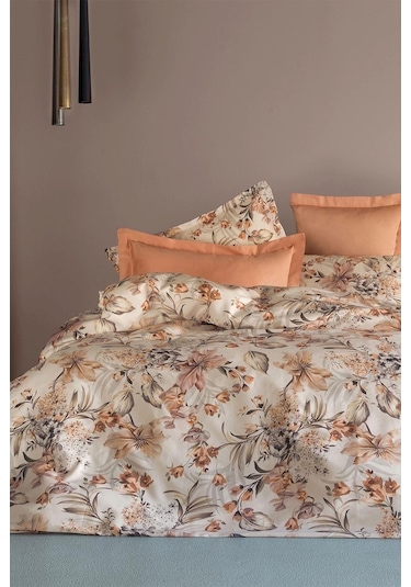 İssimo Alegra Dijital Saten Nevresim Takımı Tek Kişilik-2114