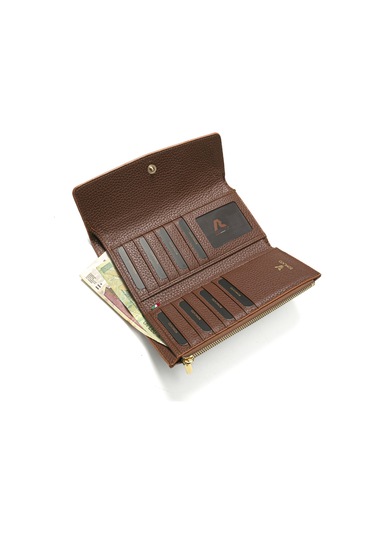 Taba Cüzdan & Kartlık Kadın Diğer 2801 Roncato Flother Skın Wallet Taba