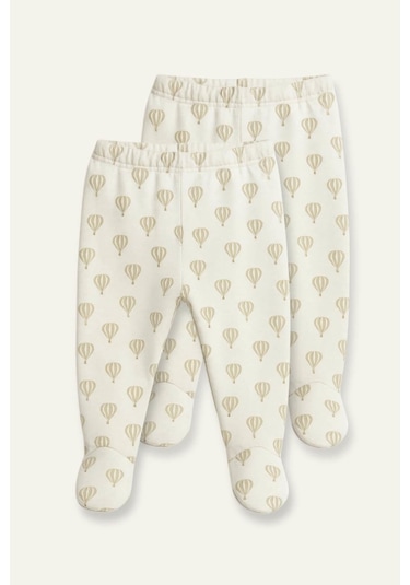 Zeyland Unisex Bebek İkili Tek Alt - Bej Bej