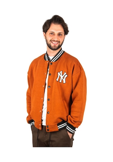 Deepsea Erkek Kiremit Rengi Çıtçıtlı Kolej Mont 2304760 Kiremit