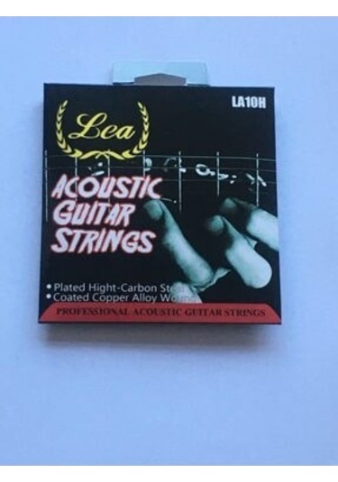 Lea La-10H Akustik Gitar Tel Seti- 10-47 -Pena