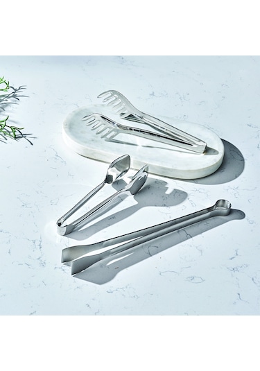 Hisar Lale 3 Parça Servis Maşa Seti