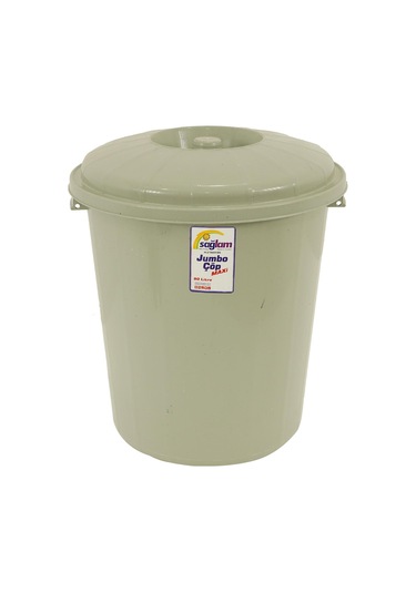 Sağlam Plastik Jumbo Çöp Kovası Kilitsiz 90 Lt