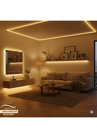 Horoz Electrıc 5 Metre İç Mekan Şerit Led 3000k Gün Işığı 5 Metre