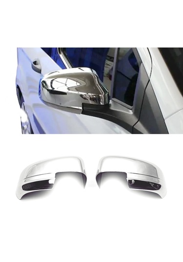 Ford Courier 2018 Ve Üzeri Abs Krom Ayna Kapağı 2 Prç
