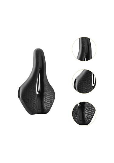 Homyl Bisiklet Koltuğu Rahat Şok Emici Erkekler Kadınlar Siyah