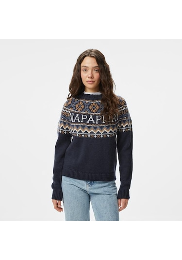 Napapijri D-ubaye W Bayan Sweat Np0a4ı8w1761 Lacivert