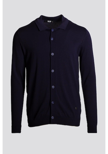 Erkek Triko Hırka Lacivert 3771 Lacivert