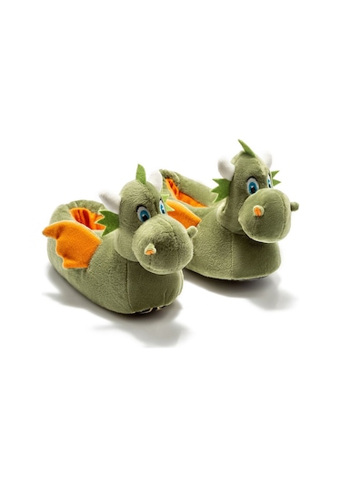 Twigy Dragon-2 Çocuk Hayvanlı Panduf Yeşil 30/35 EE0572