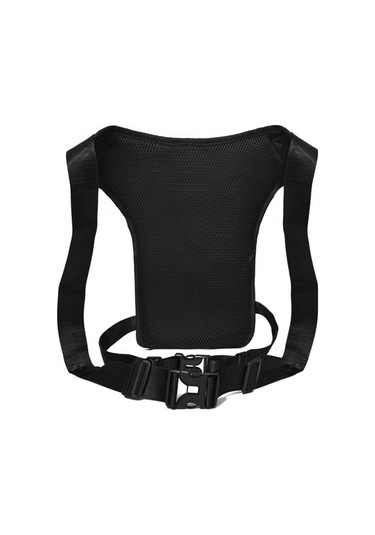 Homyl Erkek Bel Çantası Motosiklet Bacak Fanny Paketi Gri Gri