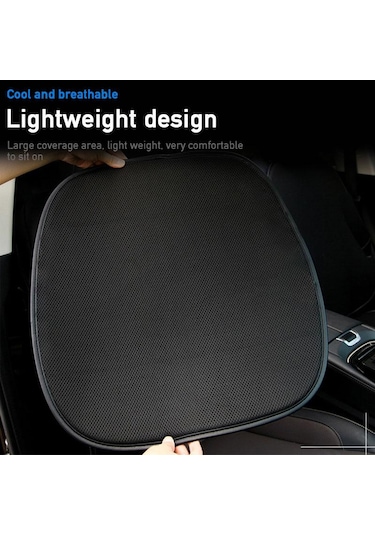 Seametal Araba Koltuk Minderi Rahat Yumuşak Buz Ipek Yaz Soğutma Sürücü Koltuk Minderi Araba Aksesuarları 1pc Backrest