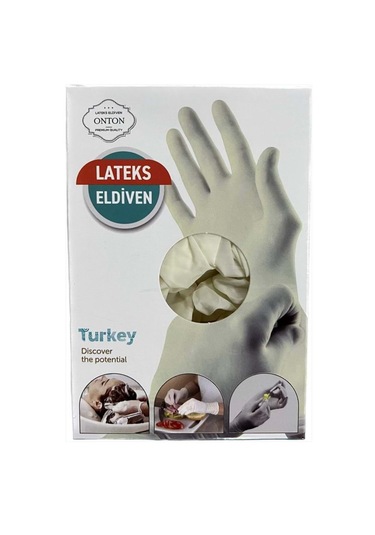 Onton Çok Amaçlı Latex Eldiven 6 Lı. Muayene, Ameliyat Eldiveni
